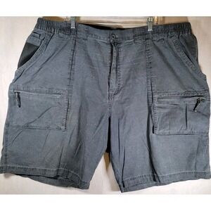 Field n' Forest Shorts Men Size 46 Color Gray Ripstop Pockets Cargo‎ Front